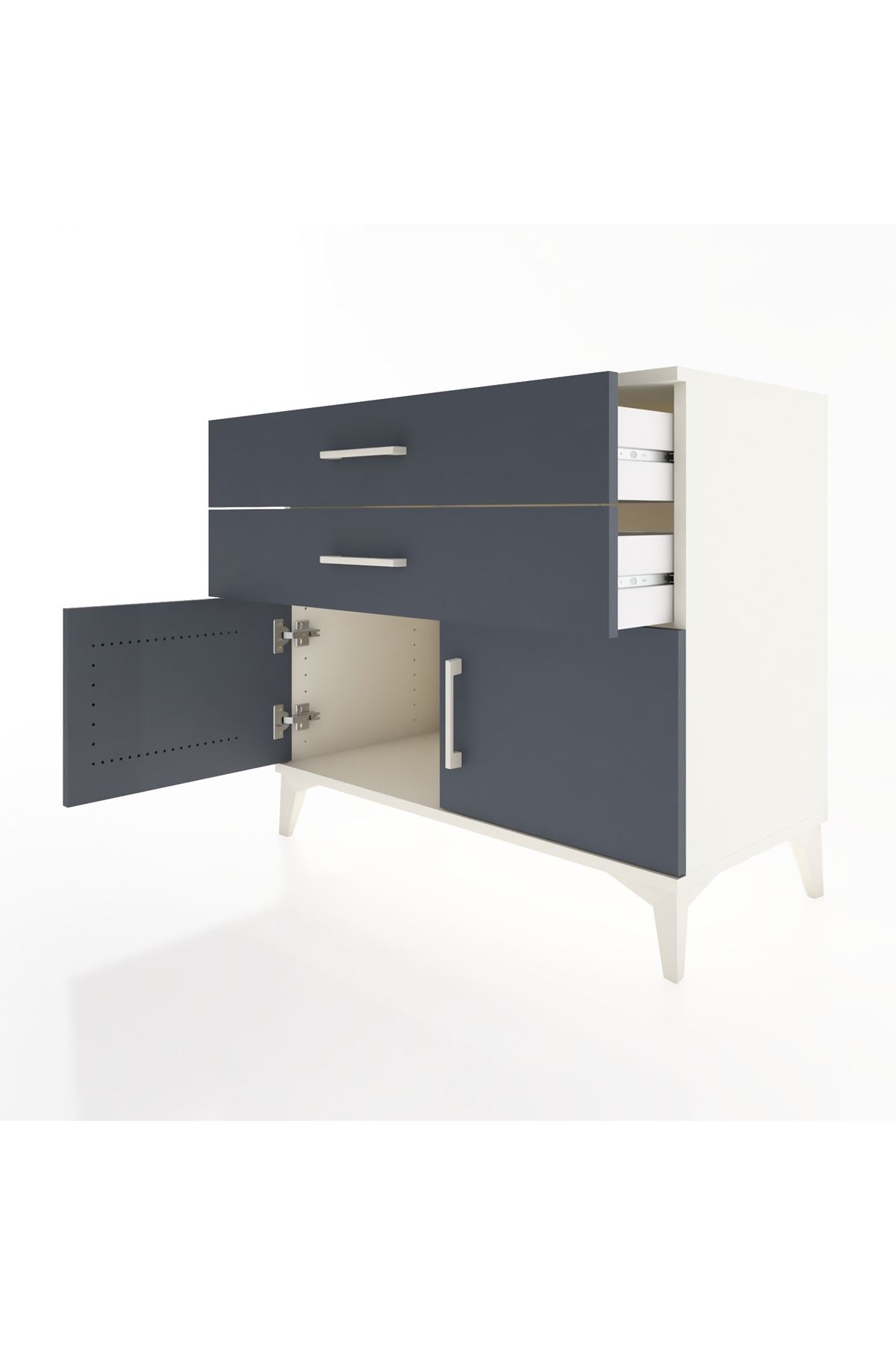 Hyperion Şifonyer 2 Çekmeceli 2 Kapaklı 88x44x80 - S36M020V2B