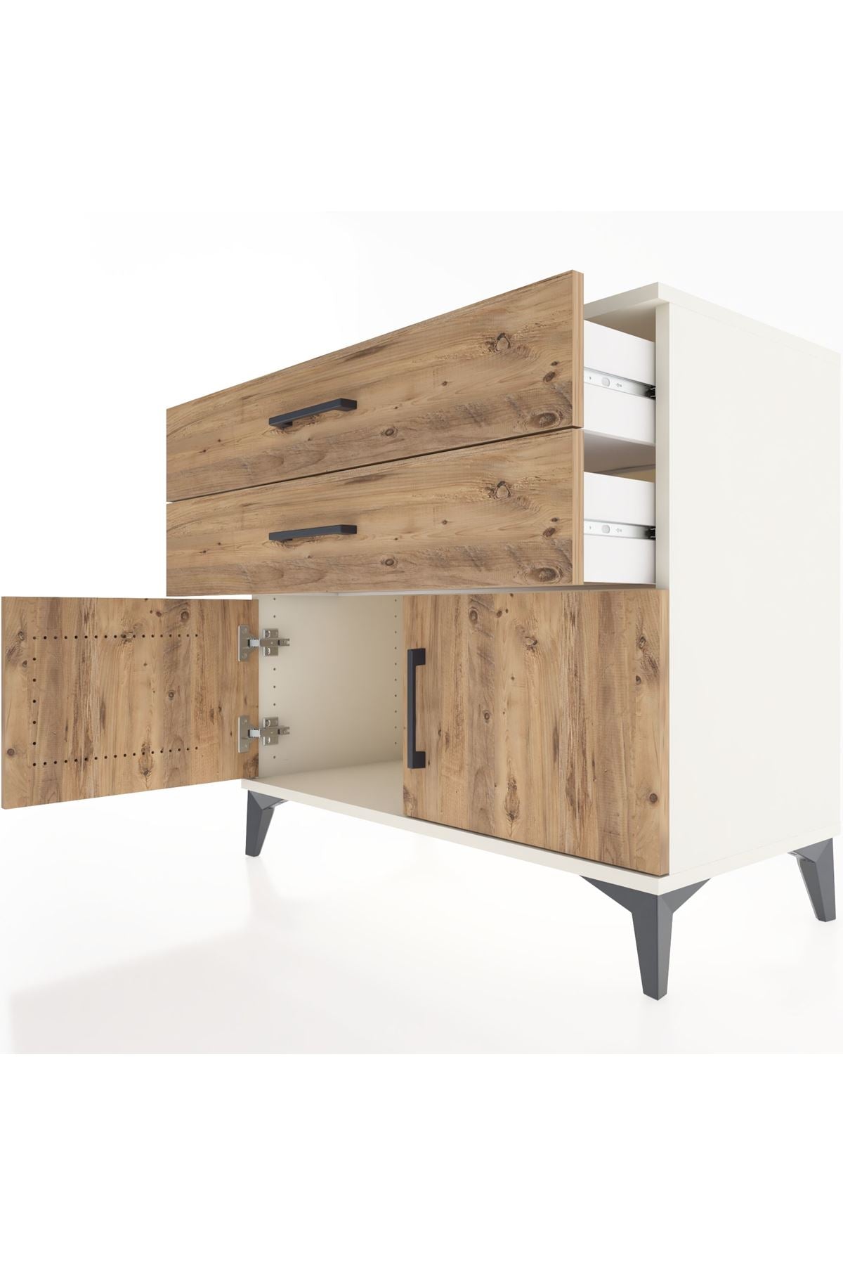 Hyperion Şifonyer 2 Çekmeceli 2 Kapaklı 88x44x80 - S36M020V3B