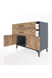 Hyperion Şifonyer 2 Çekmeceli 2 Kapaklı 88x44x80 - S36M020V6B