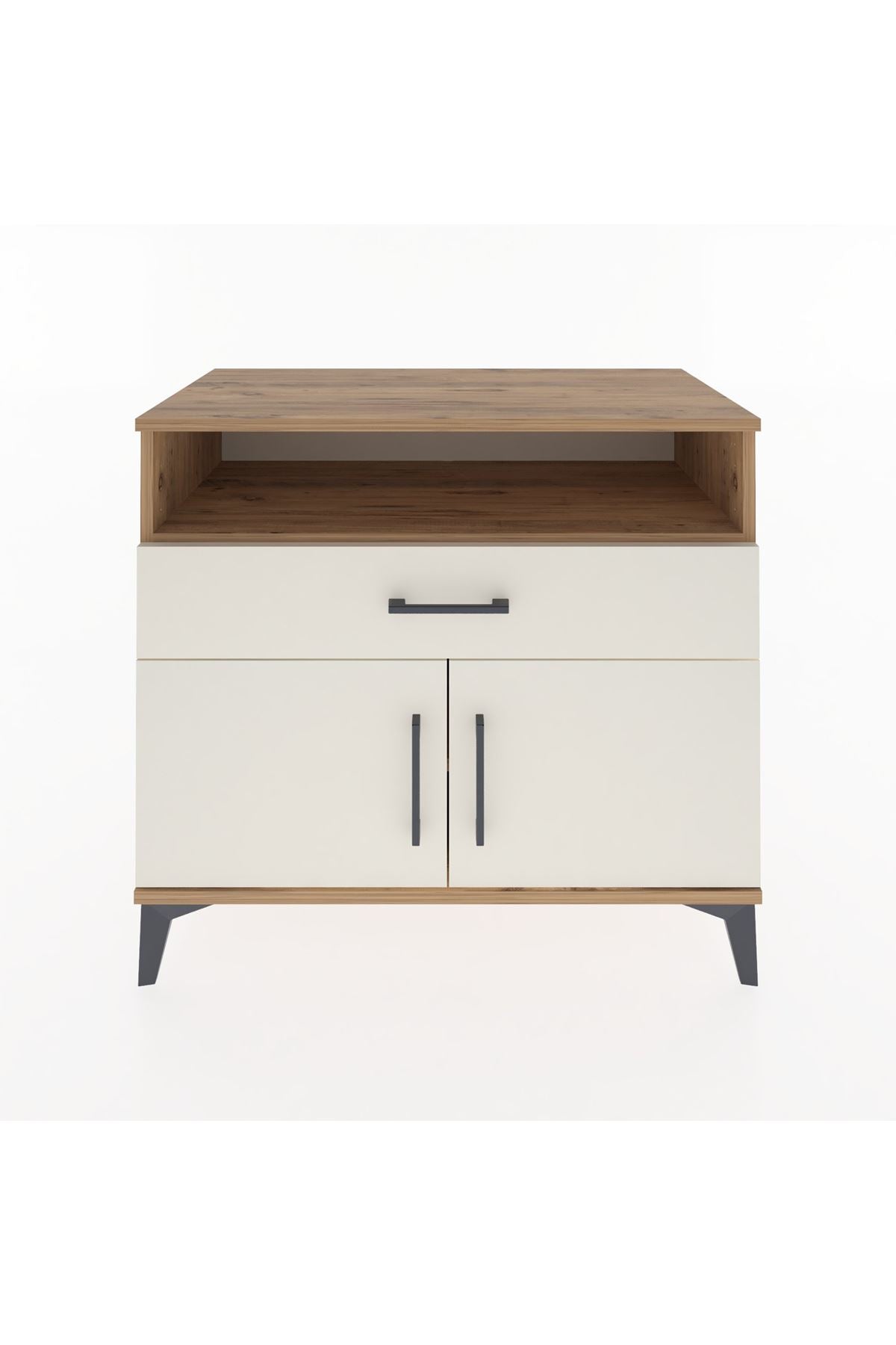 Hyperion Şifonyer 2 Raflı Tek Çekmeceli 2 Kapaklı 88x44x80 - S36M021V7B
