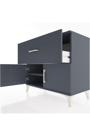 Hyperion Şifonyer Tek Raflı Tek Çekmeceli 2 Kapaklı 88x44x80 - S36M025V5B