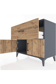 Hyperion Şifonyer Tek Çekmeceli 2 Kapaklı 88x44x80 - S36M026V6B