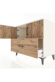Hyperion Şifonyer Tek Raflı Tek Çekmeceli 2 Kapaklı 88x44x80 - S36M028V3B