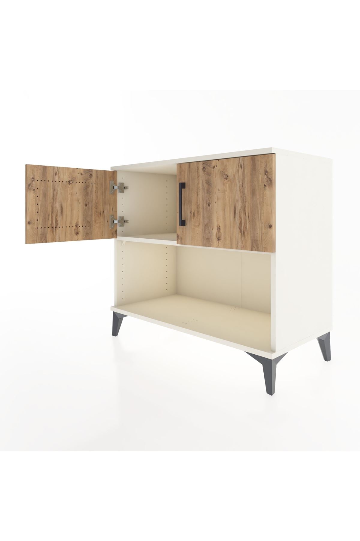 Hyperion Şifonyer Tek Raflı 2 Kapaklı 88x44x80 - S36M030V3B