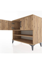Hyperion Şifonyer 2 Raflı 2 Kapaklı 88x44x80 - S36M032V9B