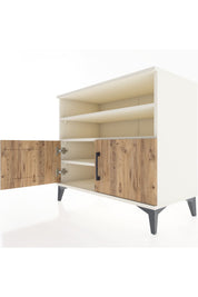 Hyperion Şifonyer 3 Raflı 2 Kapaklı 88x44x80 - S36M033V3B