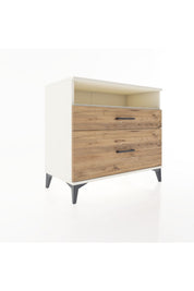 Hyperion Şifonyer Tek Raflı 2 Çekmeceli 88x44x80 - S36M039V3B