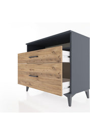 Hyperion Şifonyer Tek Raflı 2 Çekmeceli 88x44x80 - S36M039V6B