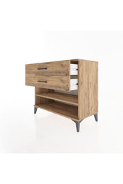 Hyperion Şifonyer Tek Raflı 2 Çekmeceli 88x44x80 - S36M056V9B