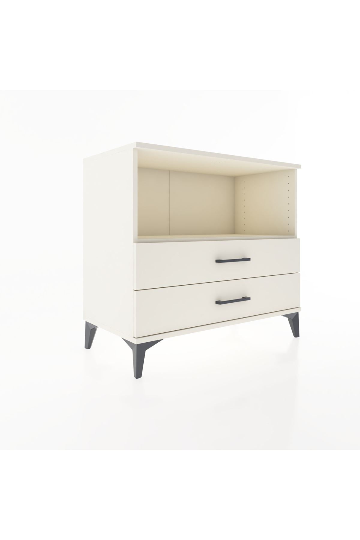 Hyperion Şifonyer Tek Raflı 2 Çekmeceli 88x44x80 - S36M059V1B