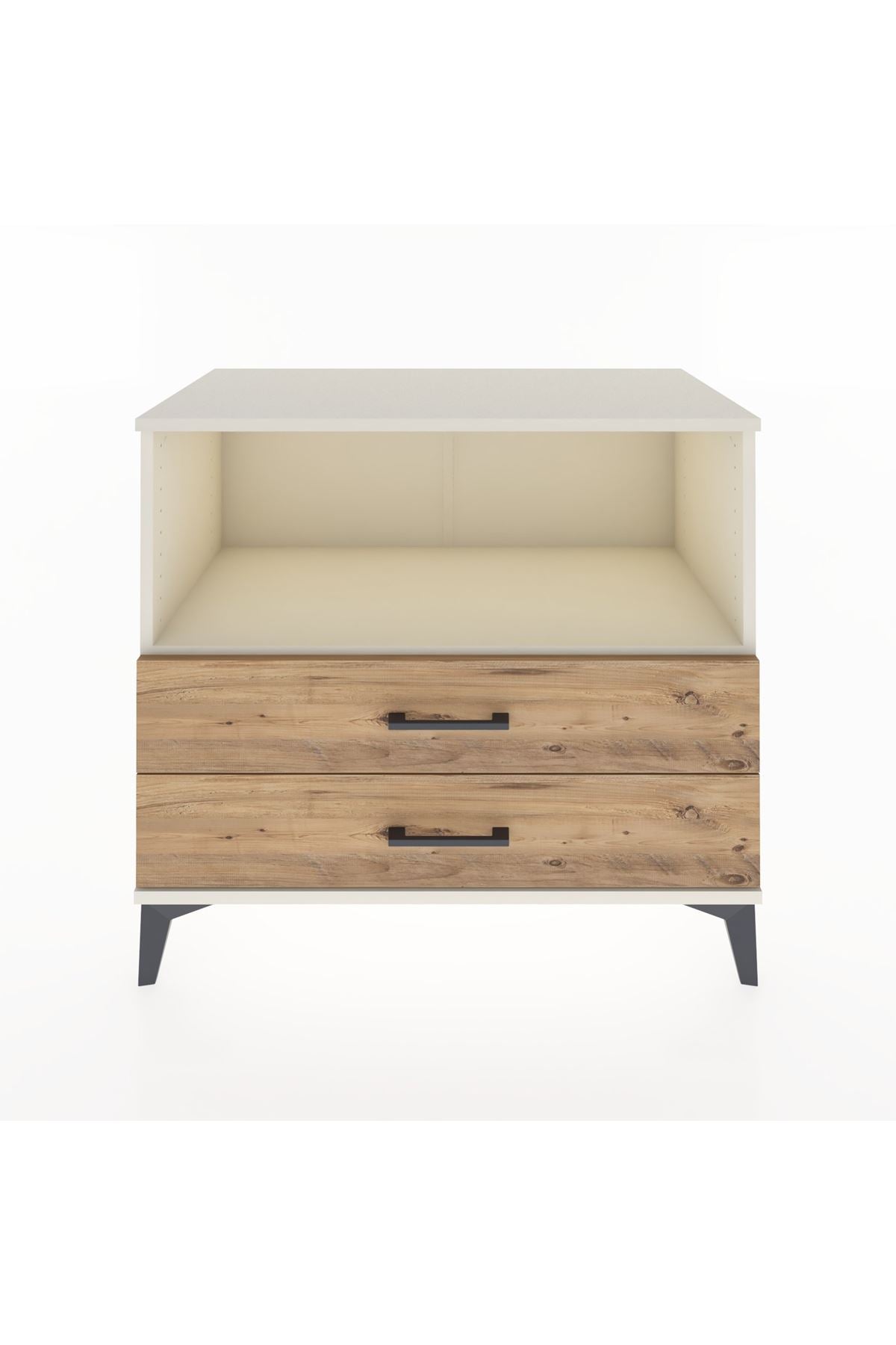 Hyperion Şifonyer Tek Raflı 2 Çekmeceli 88x44x80 - S36M059V3B