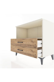 Hyperion Şifonyer Tek Raflı 2 Çekmeceli 88x44x80 - S36M059V3B