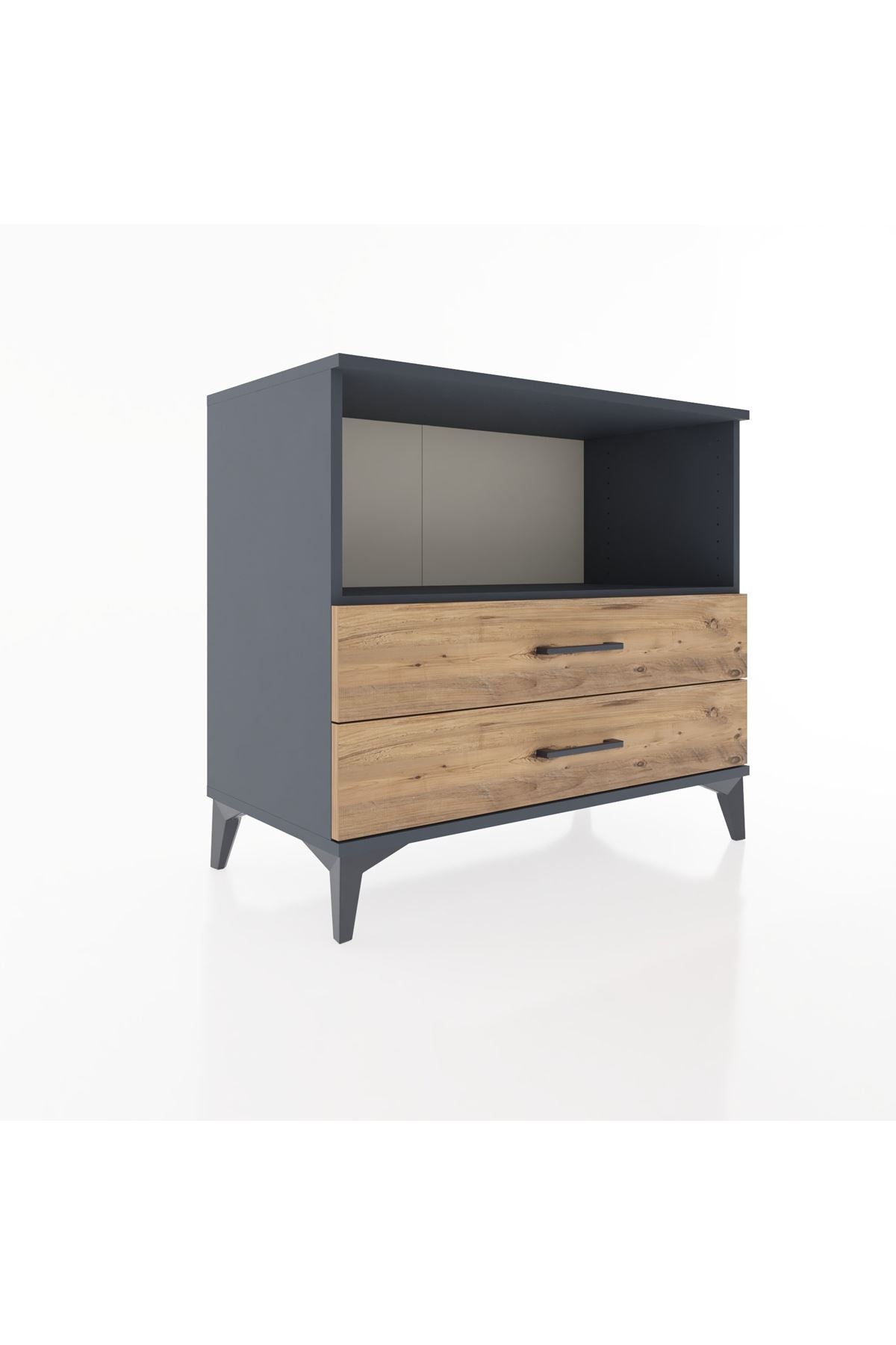 Hyperion Şifonyer Tek Raflı 2 Çekmeceli 88x44x80 - S36M059V6B