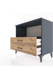 Hyperion Şifonyer Tek Raflı 2 Çekmeceli 88x44x80 - S36M059V6B