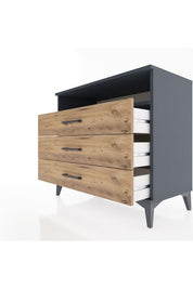 Hyperion Şifonyer Tek Raflı 3 Çekmeceli 88x44x80 - S36M060V6B