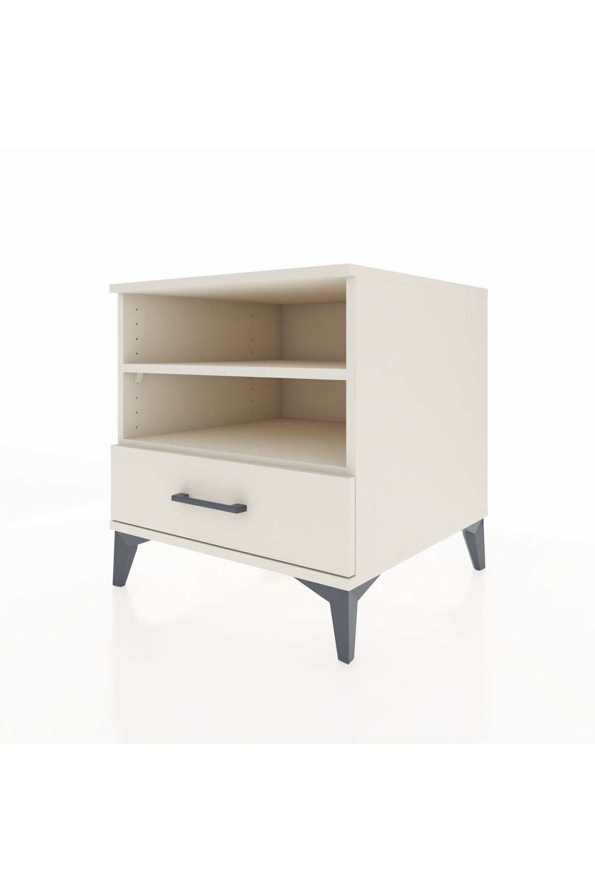 Kronos Komodin 2 Raflı Tek Çekmeceli 60x59x64 - S78M004V1C