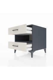 Kronos Komodin Tek Raflı 2 Çekmeceli 60x59x64 - S78M006V4C