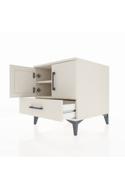 Kronos Komodin 2 Raflı Tek Çekmeceli 2 Kapaklı 60x59x64 - S78M007V1C