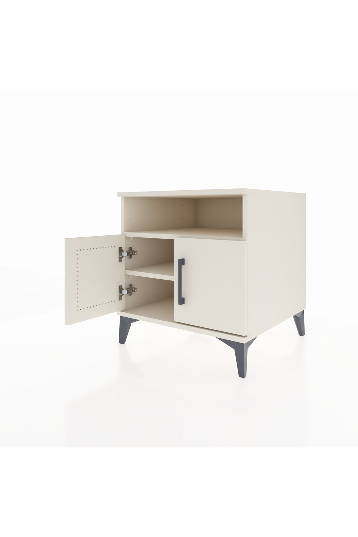 Kronos Komodin 2 Raflı 2 Kapaklı 60x59x64 - S78M009V1C