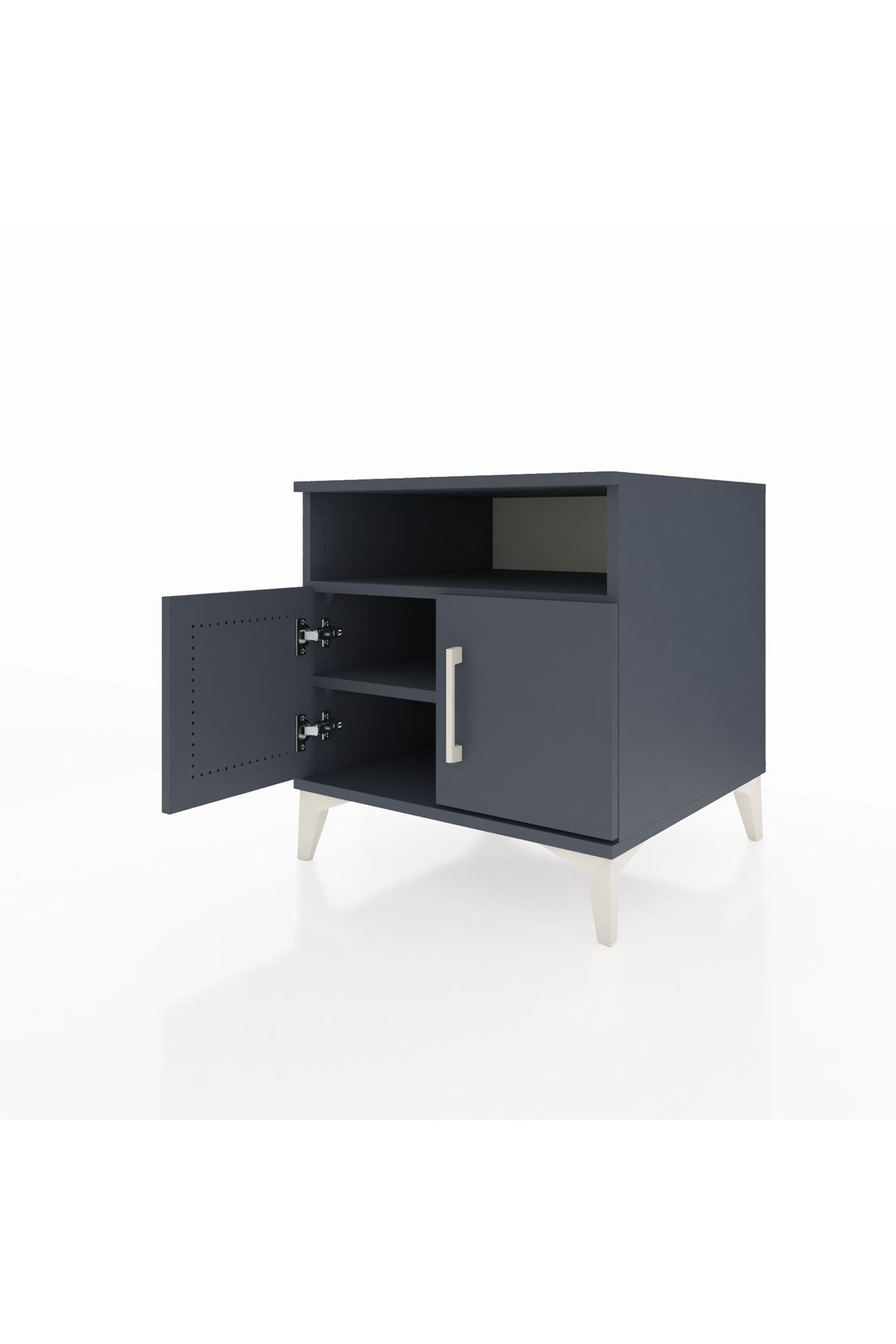 Kronos Komodin 2 Raflı 2 Kapaklı 60x59x64 - S78M009V5C