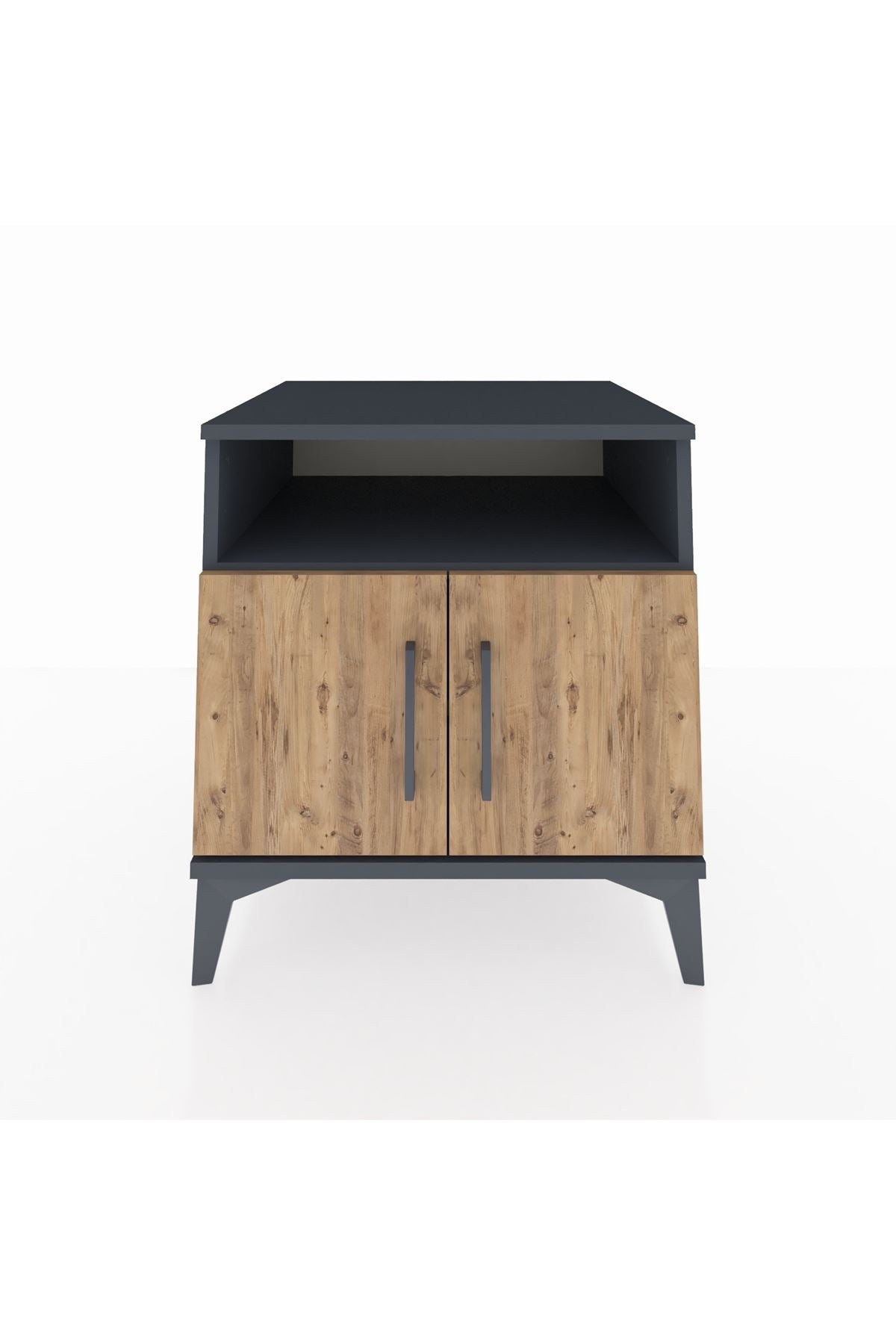 Kronos Komodin 2 Raflı 2 Kapaklı 60x59x64 - S78M009V6C