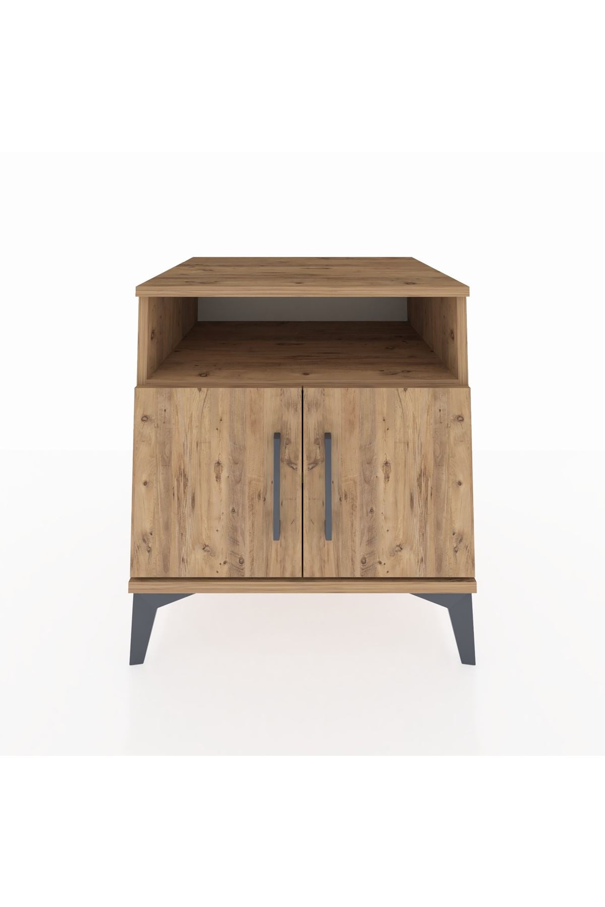 Kronos Komodin 2 Raflı 2 Kapaklı 60x59x64 - S78M009V9C
