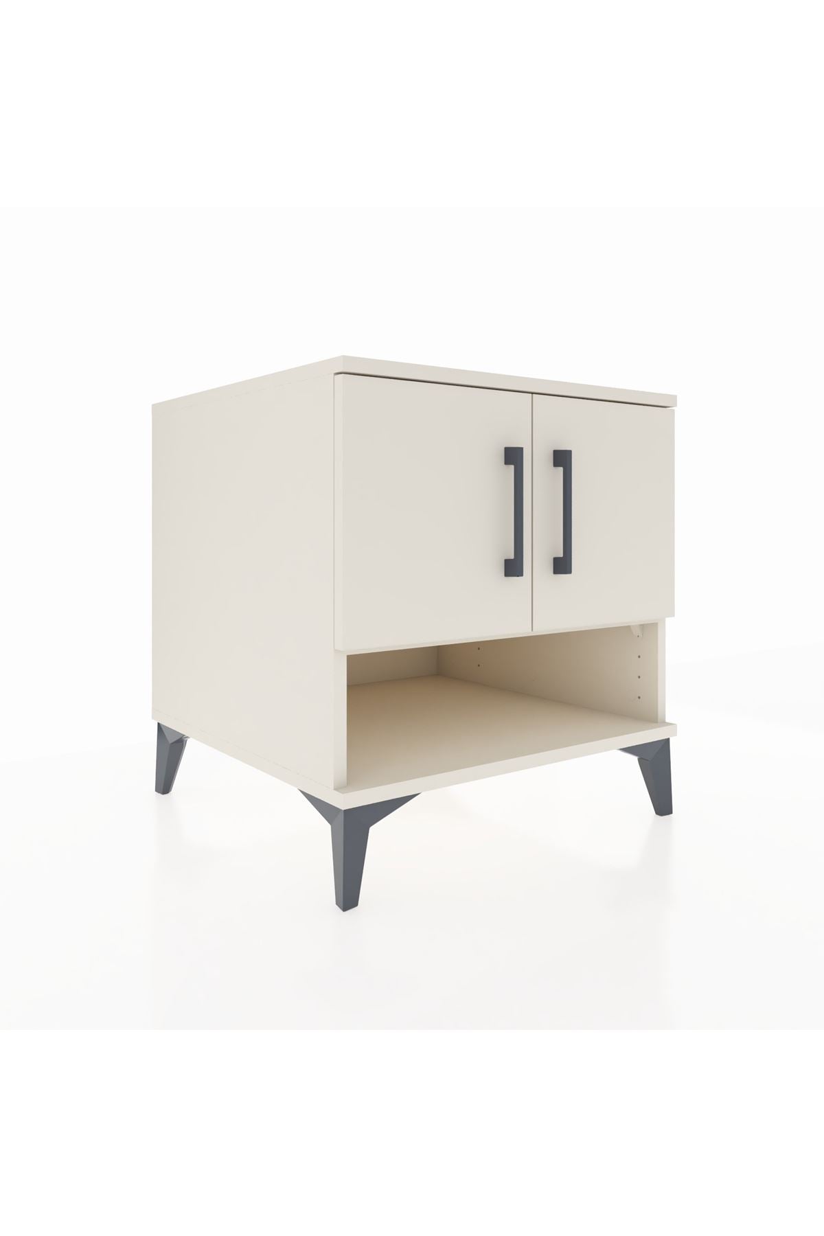 Kronos Komodin 2 Raflı 2 Kapaklı 60x59x64 - S78M010V1C
