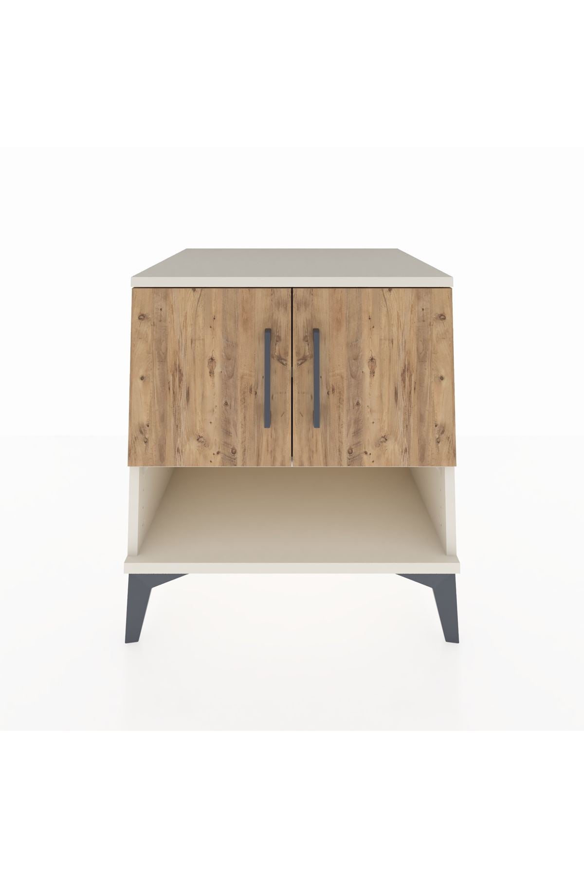 Kronos Komodin 2 Raflı 2 Kapaklı 60x59x64 - S78M010V3C