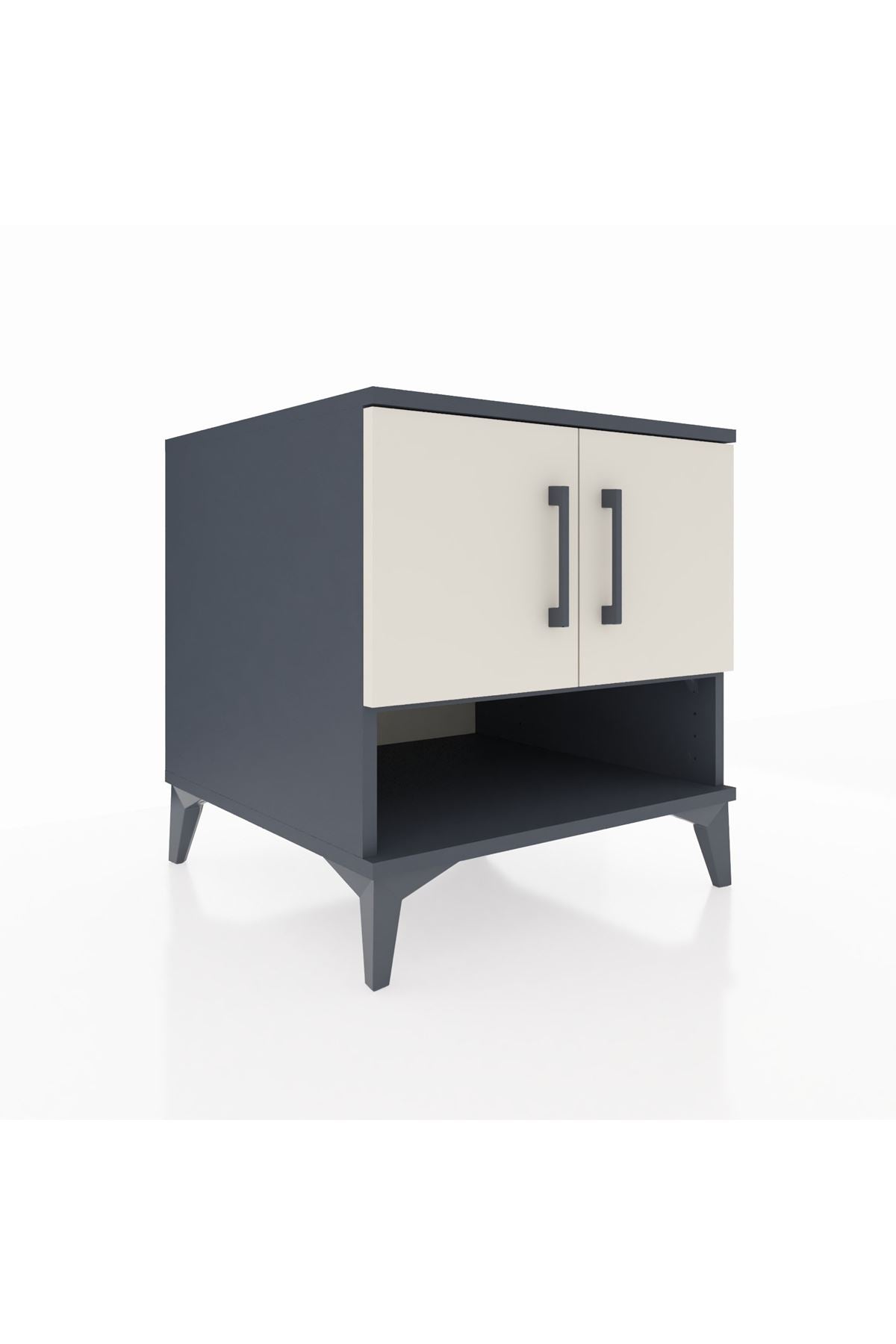 Kronos Komodin 2 Raflı 2 Kapaklı 60x59x64 - S78M010V4C