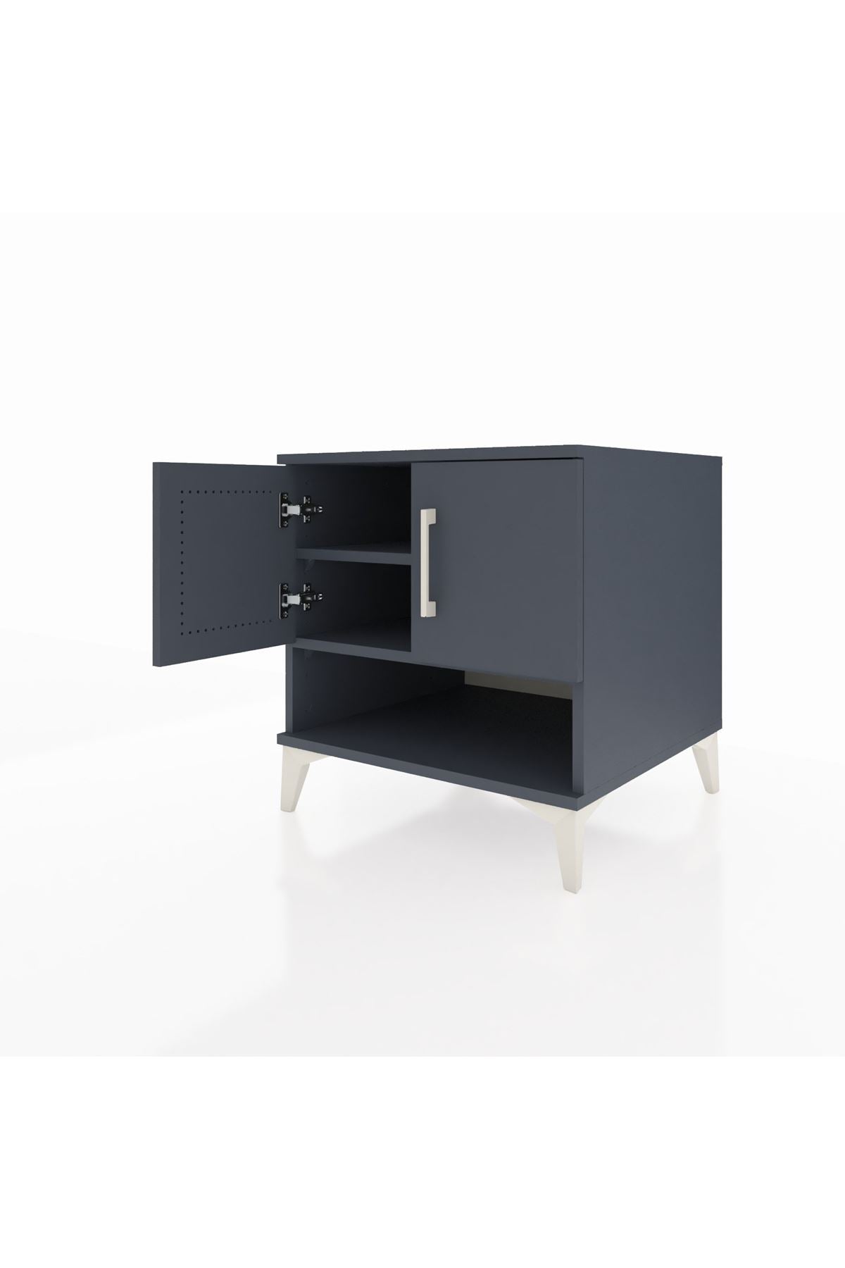 Kronos Komodin 2 Raflı 2 Kapaklı 60x59x64 - S78M010V5C