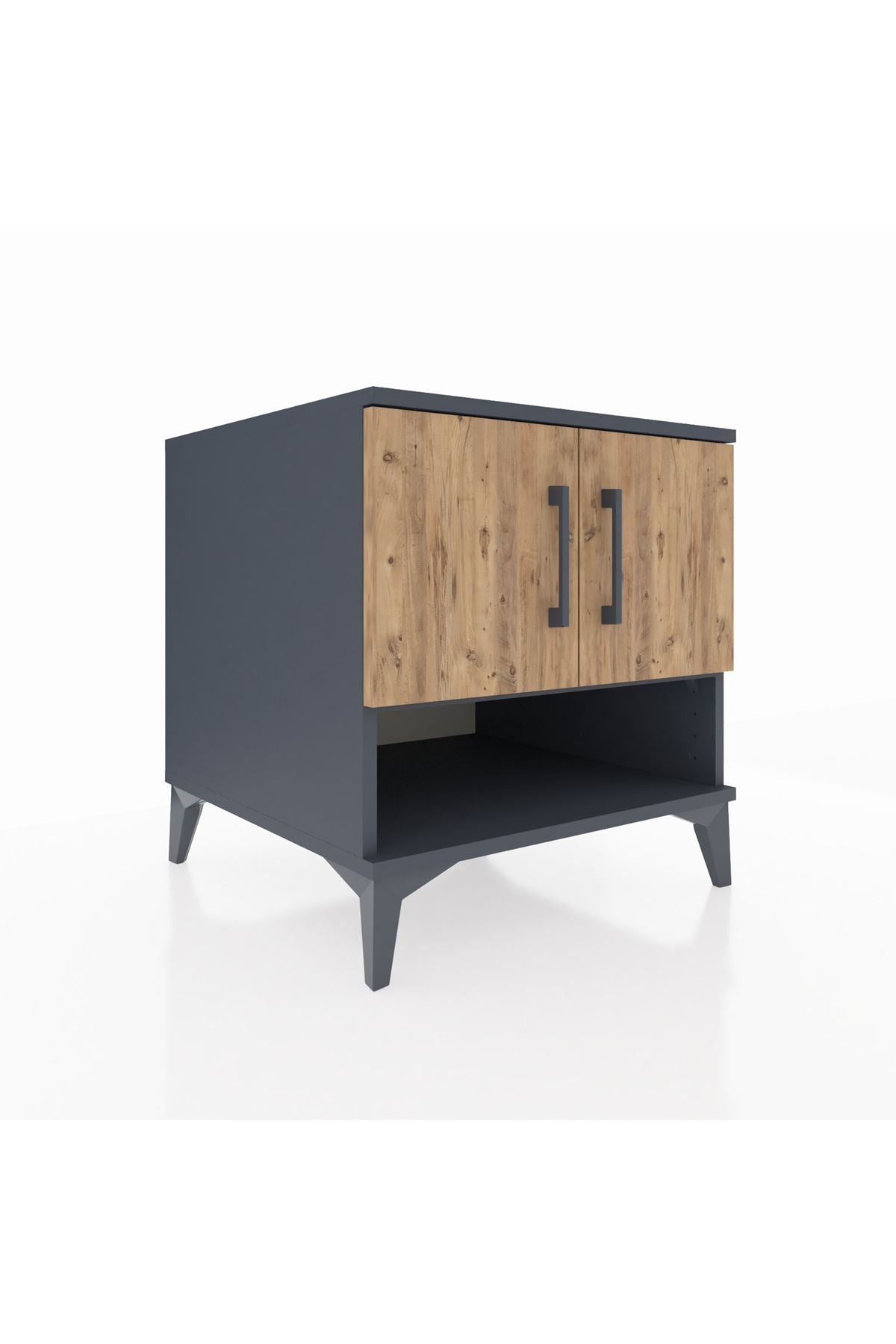 Kronos Komodin 2 Raflı 2 Kapaklı 60x59x64 - S78M010V6C