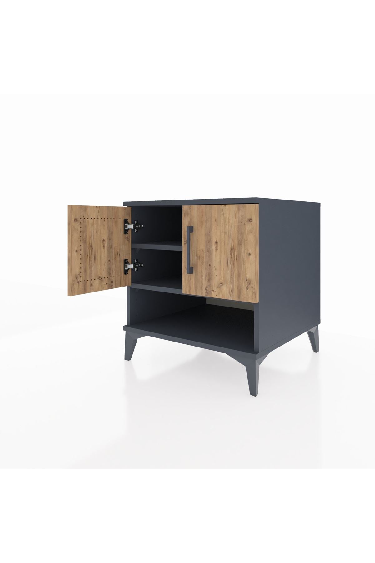 Kronos Komodin 2 Raflı 2 Kapaklı 60x59x64 - S78M010V6C