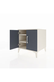 Kronos Komodin 2 Raflı 2 Kapaklı 60x59x64 - S78M011V2C