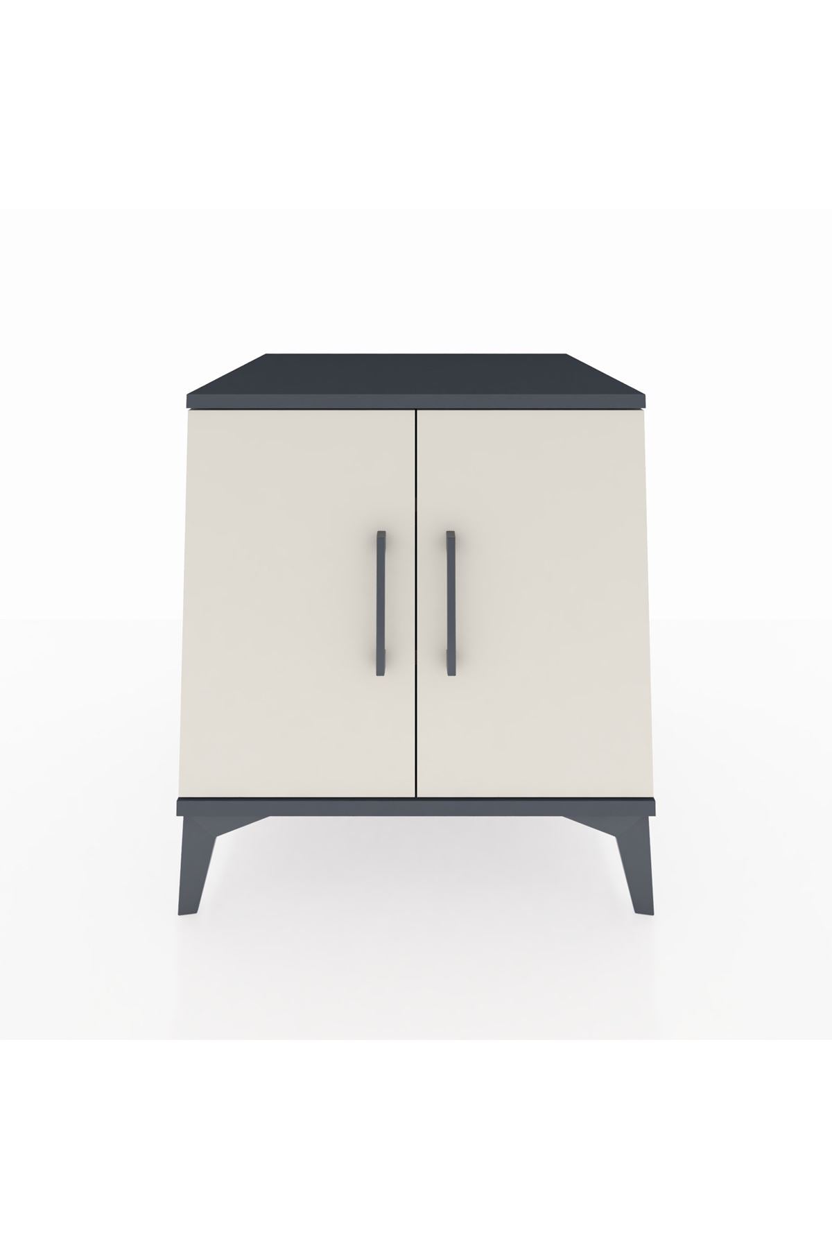 Kronos Komodin 2 Raflı 2 Kapaklı 60x59x64 - S78M011V4C