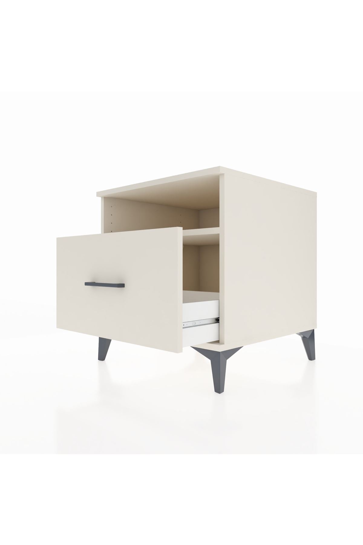 Kronos Komodin Tek Raflı Tek Çekmeceli 60x59x64 - S78M015V1C