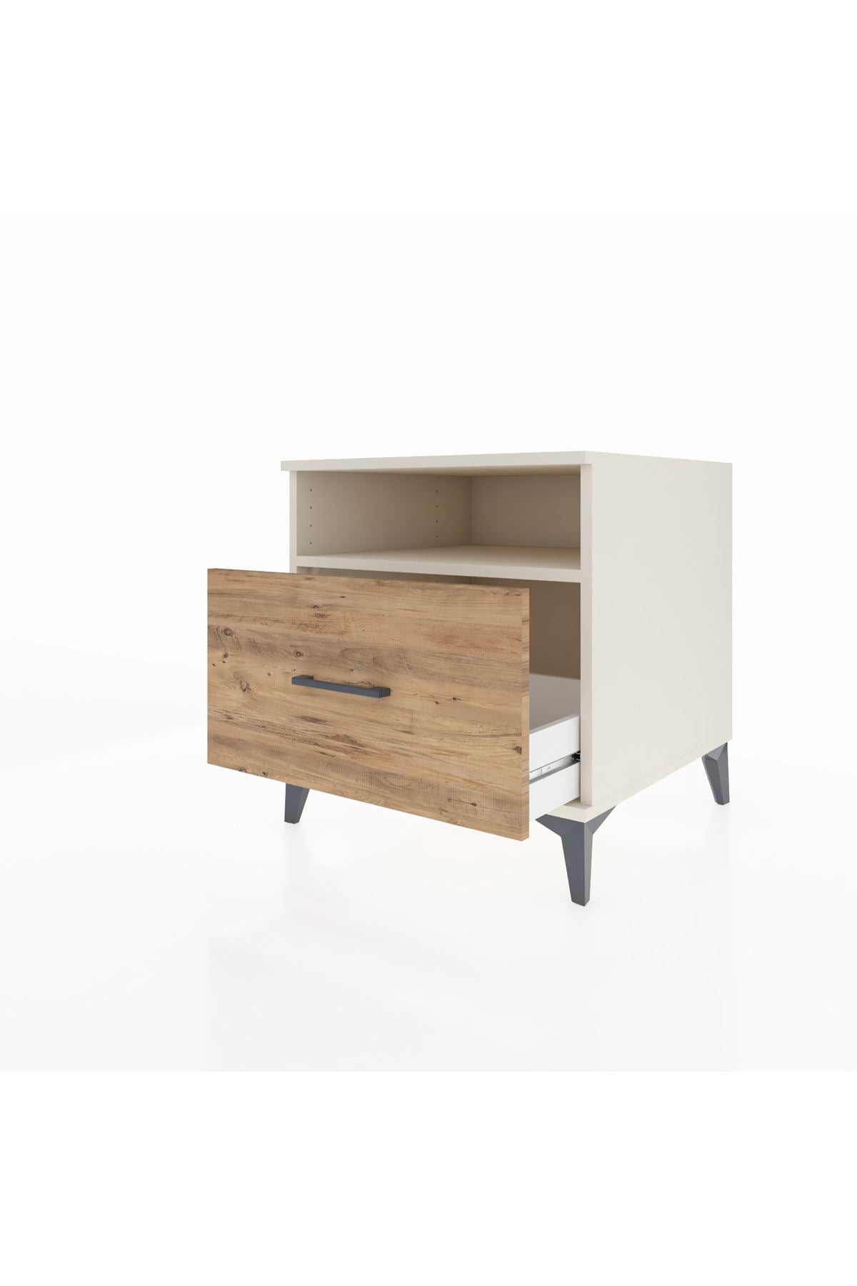 Kronos Komodin Tek Raflı Tek Çekmeceli 60x59x64 - S78M015V3C