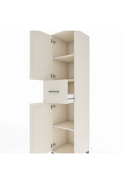 Hyperion Dolap 3 Raflı Tek Çekmeceli 2 Kapaklı 44x44x195 - S58M001V1B