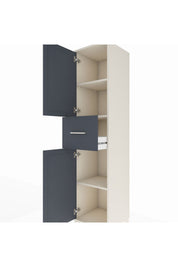 Hyperion Dolap 3 Raflı Tek Çekmeceli 2 Kapaklı 44x44x195 - S58M001V2B