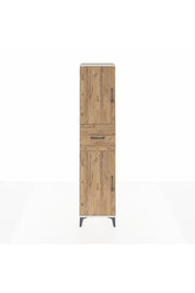 Hyperion Dolap 3 Raflı Tek Çekmeceli 2 Kapaklı 44x44x195 - S58M001V3B