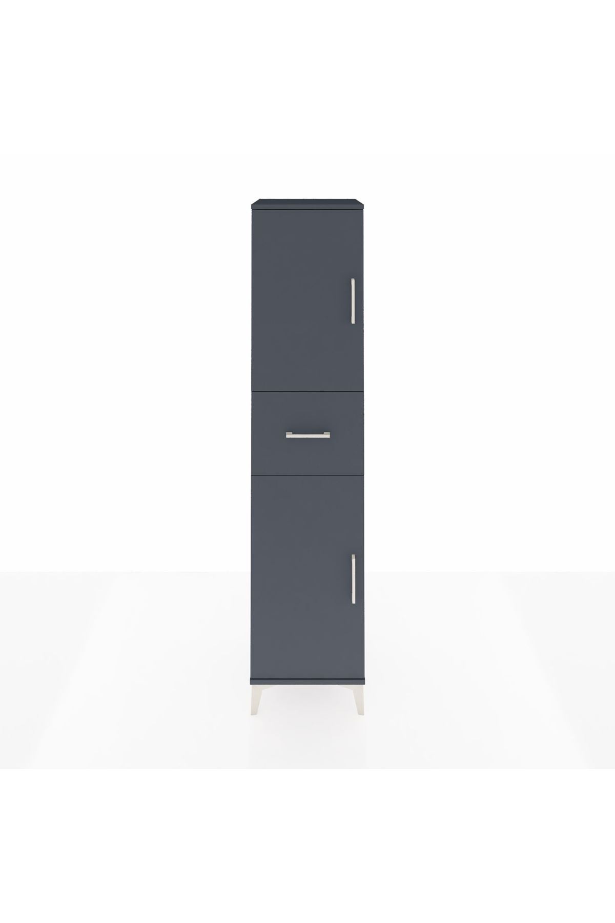 Hyperion Dolap 3 Raflı Tek Çekmeceli 2 Kapaklı 44x44x195 - S58M001V5B
