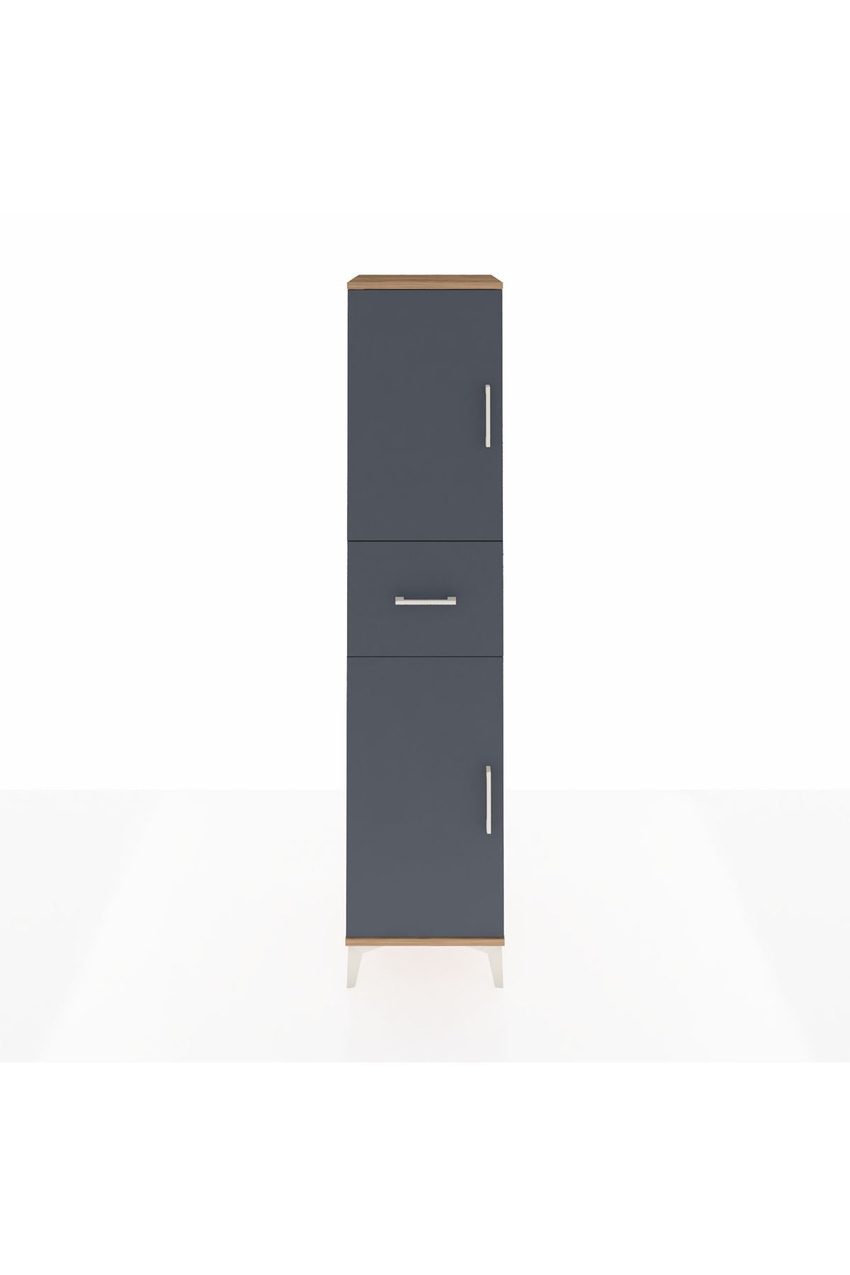 Hyperion Dolap 3 Raflı Tek Çekmeceli 2 Kapaklı 44x44x195 - S58M001V8B