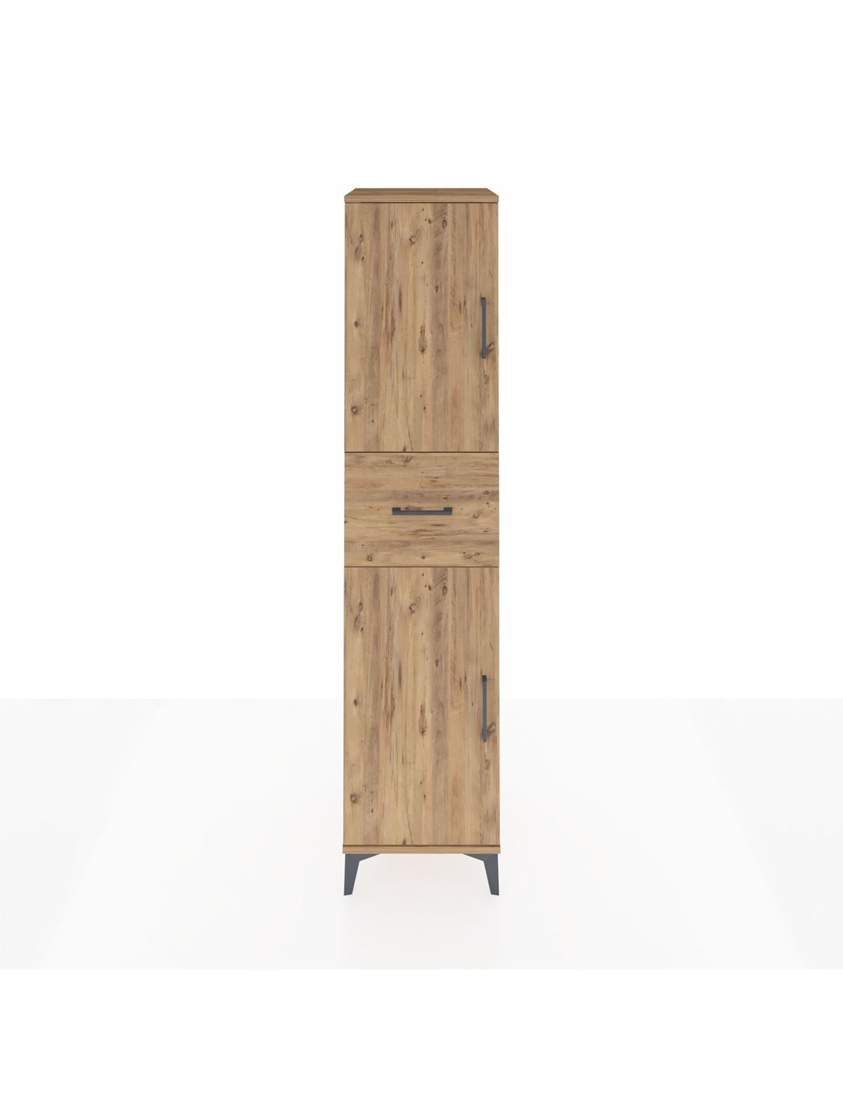 Hyperion Dolap 3 Raflı Tek Çekmeceli 2 Kapaklı 44x44x195 - S58M001V9B