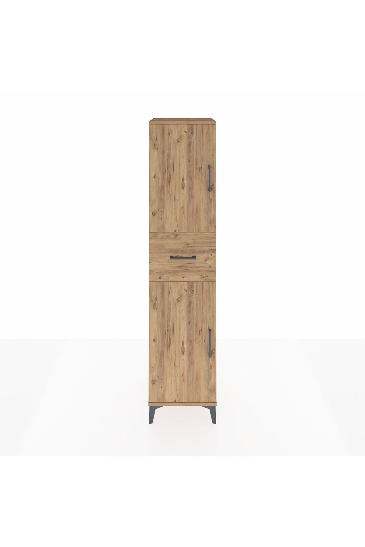 Hyperion Dolap 3 Raflı Tek Çekmeceli 2 Kapaklı 44x44x195 - S58M001V9B