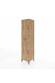 Hyperion Dolap 3 Raflı Tek Çekmeceli 2 Kapaklı 44x44x195 - S58M001V9B