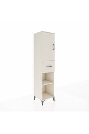 Hyperion Dolap 4 Raflı Tek Çekmeceli Tek Kapaklı 44x44x195 - S58M002V1B