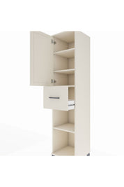 Hyperion Dolap 4 Raflı Tek Çekmeceli Tek Kapaklı 44x44x195 - S58M002V1B