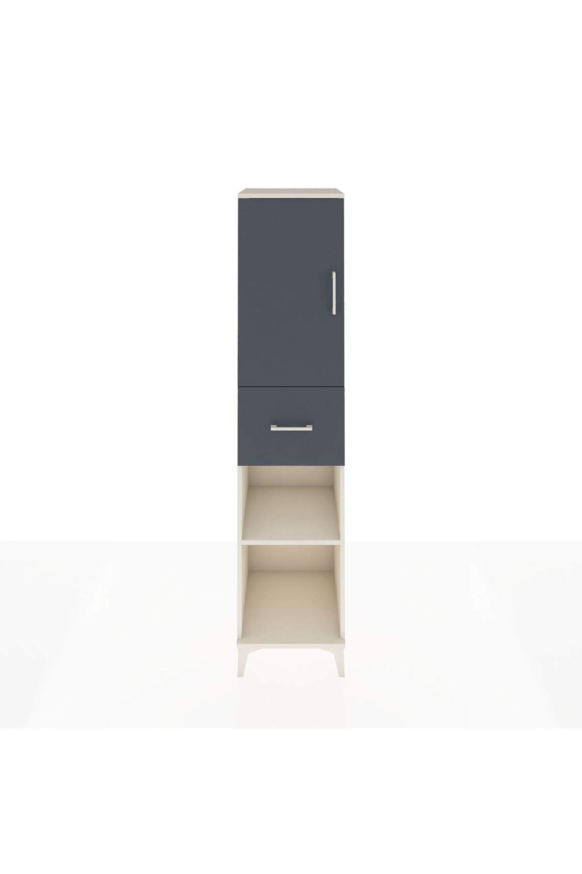 Hyperion Dolap 4 Raflı Tek Çekmeceli Tek Kapaklı 44x44x195 - S58M002V2B
