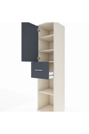 Hyperion Dolap 4 Raflı Tek Çekmeceli Tek Kapaklı 44x44x195 - S58M002V2B