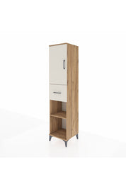 Hyperion Dolap 4 Raflı Tek Çekmeceli Tek Kapaklı 44x44x195 - S58M002V7B