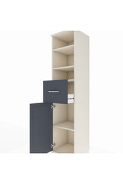 Hyperion Dolap 4 Raflı Tek Çekmeceli Tek Kapaklı 44x44x195 - S58M003V2B